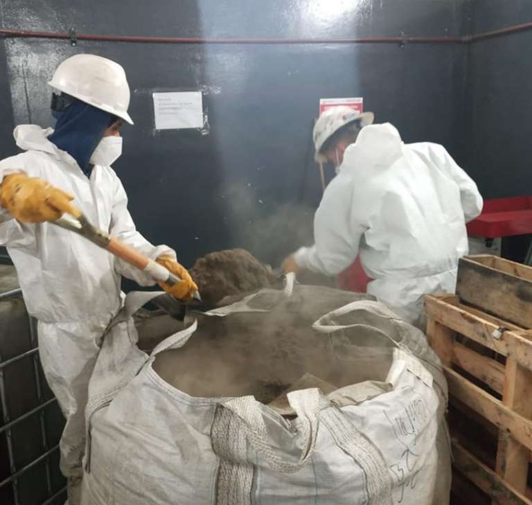 saneamiento de piletas naturales de lodos de perforación movil 6
