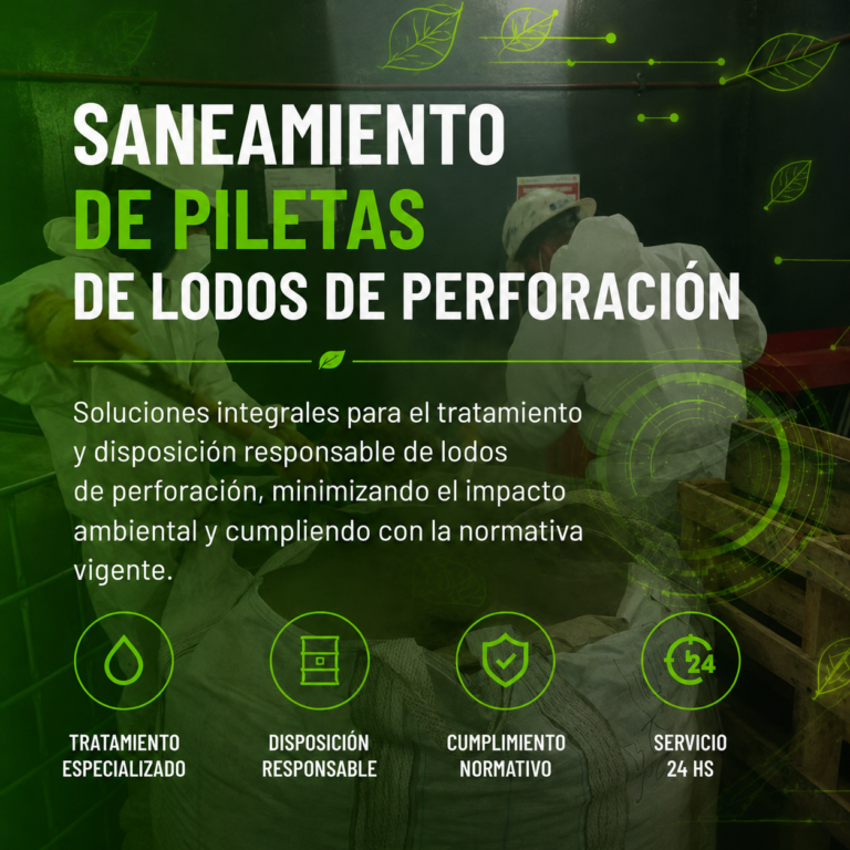 saneamiento de piletas naturales de lodos de perforación movil portada