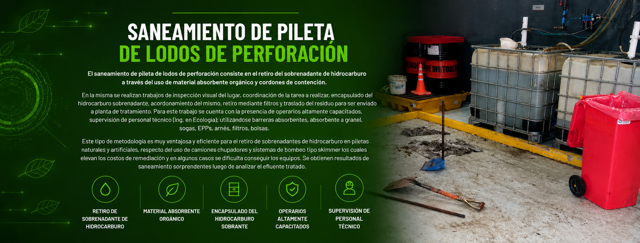 saneamiento de piletas de lodos de perforación (pagina nueva)